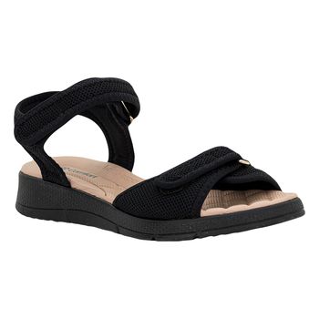 Sandalia-Preto-Texturizada-Velcro-|-Comfort-Tamanho--37---Cor--PRETO-0